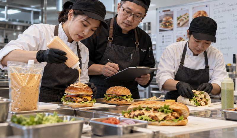 How Should Restaurant Chains Select and Test Sauces for Menu Applications?